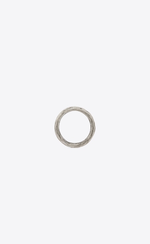 YSL Arty Ring In Metal Silber | 23465-TMCY