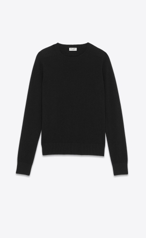 YSL Cashmere Pullover Schwarz | 96245-LSOM