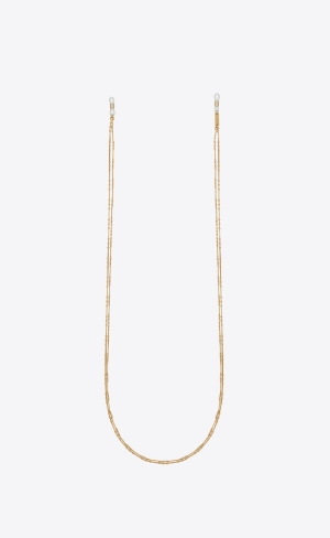 YSL Glasses Chain Cord In Metal Gold | 76145-CKWP